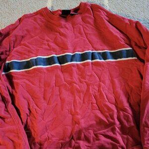 Mens Size XL Red Long Sleeve Shirt